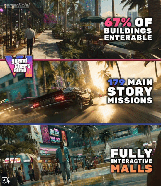 老外最新《GTA6》泄露机制汇总：真能全部实现？