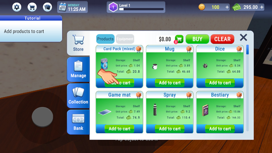 卡牌交易商店模擬器