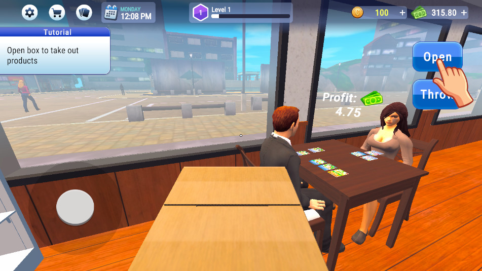 卡牌交易商店模擬器