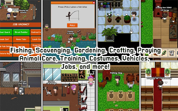 愛情和生活模擬rpg免費版