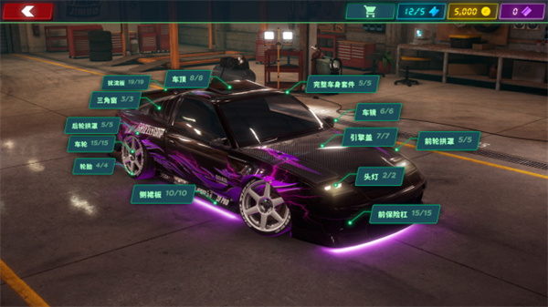 静态换档赛车图1