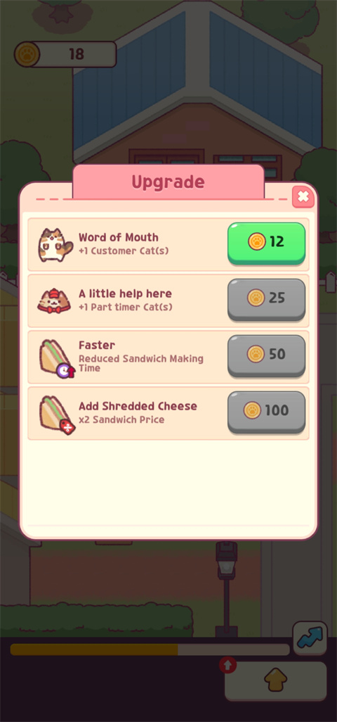 貓咪小吃店游戲