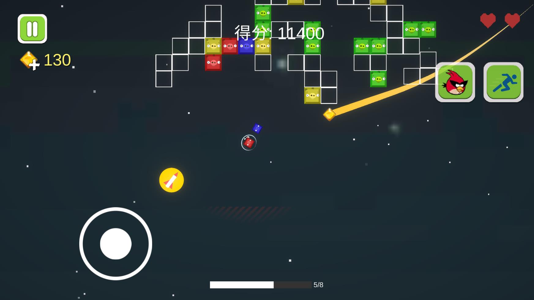 愤怒的方块猪图2