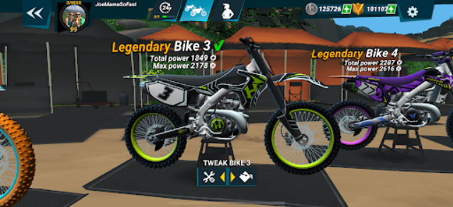 瘋狂技能越野摩托車3