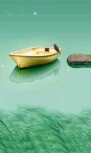 深海孤舟綠豆動態壁紙
