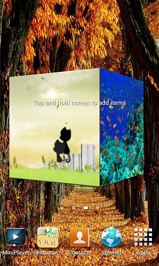 照片立方動態(tài)壁紙截圖1