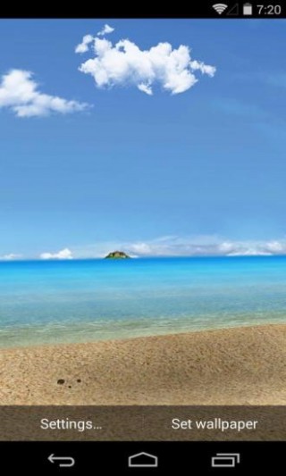 3D碧海藍天夢象動態壁紙