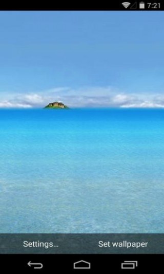 3D碧海藍天夢象動態壁紙