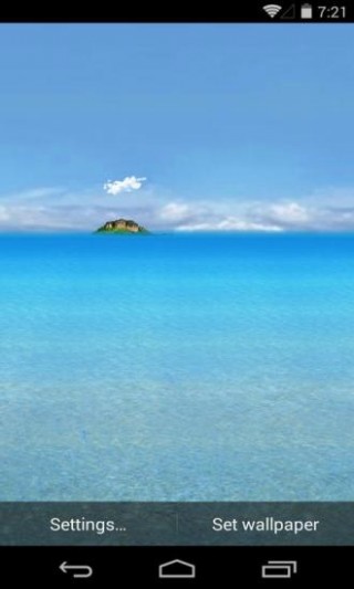 3D碧海藍天夢象動態壁紙