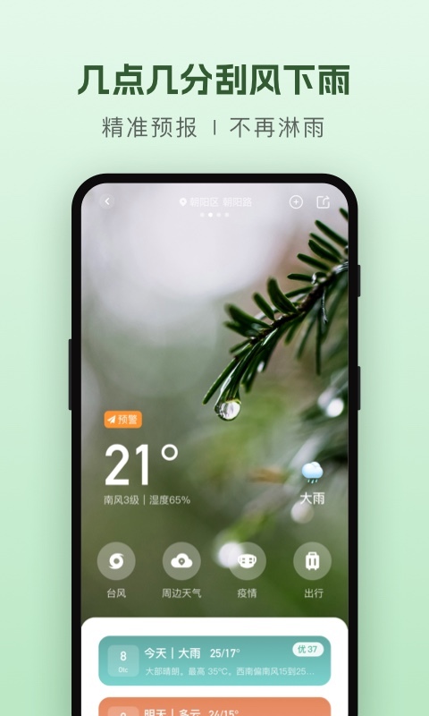 纯净天气预报图2