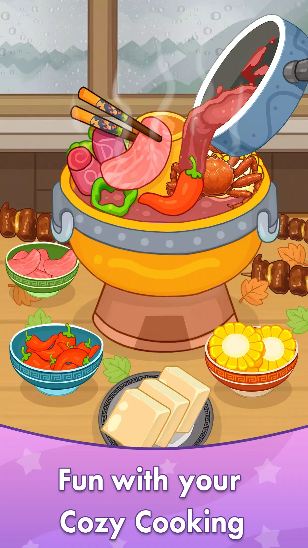 舒適廚房烹飪ASMR