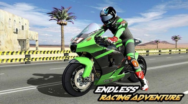 公路疯狂摩托游戏