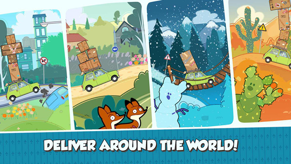 憨豆先生送快遞