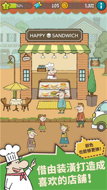 快樂三明治咖啡店