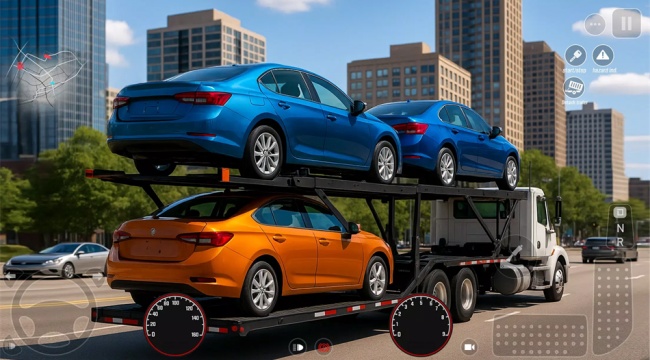 运输卡车模拟器游戏