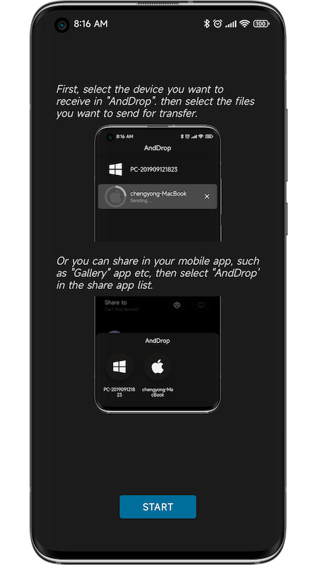 隔空投送anddrop中文版