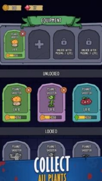 植物弹跳僵尸防御游戏