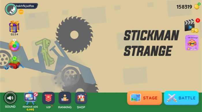 火柴人重力游乐场游戏-图1