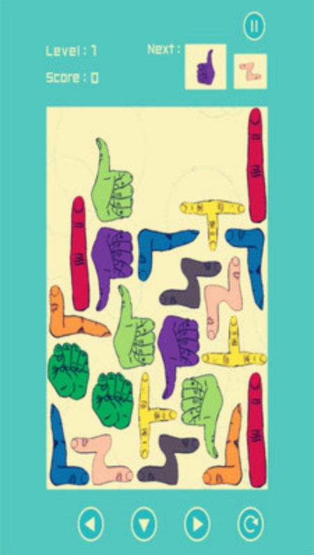 手手俄罗斯方块游戏