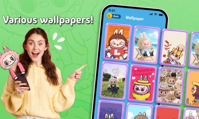 labubu可爱桌面壁纸