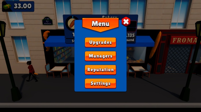 Idle French法国商店游戏