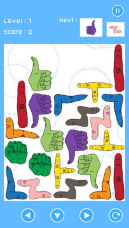 手手俄罗斯方块游戏