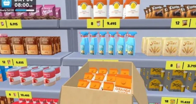 管理零售商店游戏