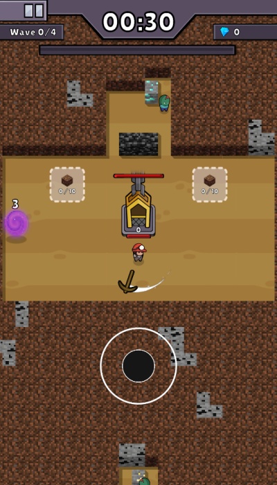 挖掘与防御游戏