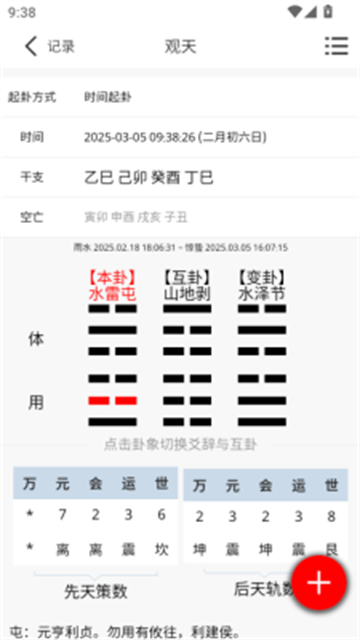观天排盘【03-05更新】图1