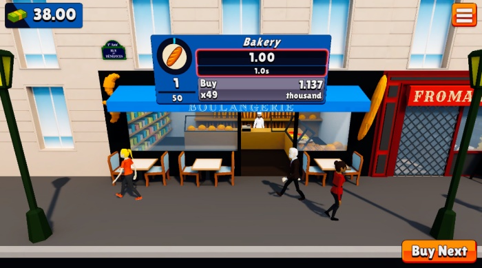 Idle French法国商店游戏