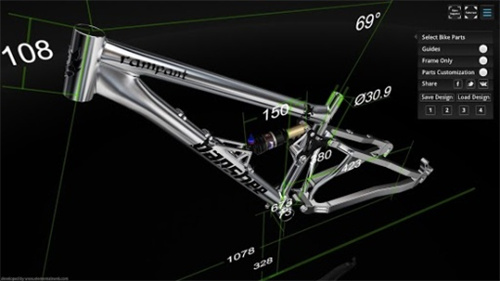 Bike 3D configurations山地自行车图1