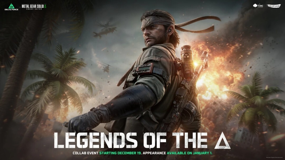 《三角洲行动》和《合金装备3：重制版》联动定档12月19日