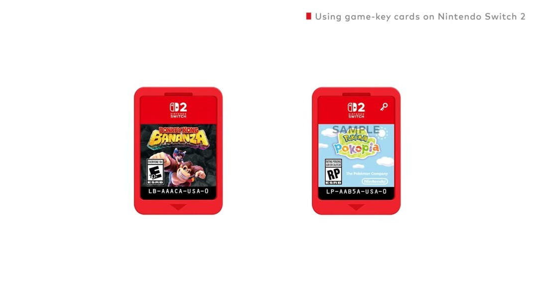 任天堂官方发布视频，详细介绍Switch2的“游戏钥匙卡”功能