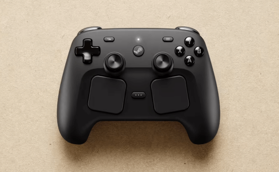 Steam全新手柄功能解析：兼具Xbox与PS手柄设计亮点底部配备触控板