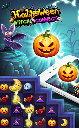 萬圣節女巫連接