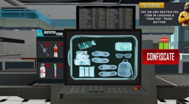 機場隔離區安檢模擬器游戲