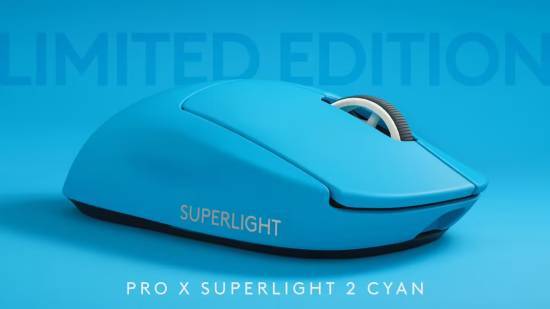 罗技G推出PROXSUPERLIGHT2LIMITEDEDITIONCyan鼠标：青色限定款
