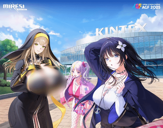 前《妮姬》主美操刀的全新作品《Miresi：看不见的未来》视觉图正式公布，主角是三位美少女！