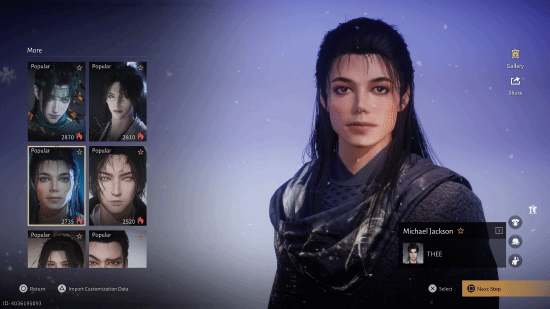 《燕云》的捏脸系统让外国玩家直呼：这效果简直和MJ生成的一样逼真！