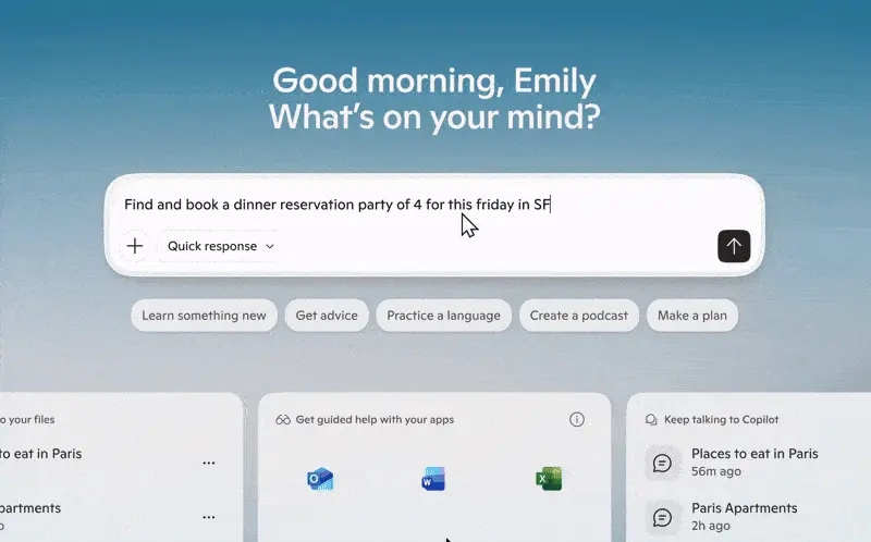微软发布CopilotActions新功能：赋能AI智能体完成Windows本地操作，如自动整理文件、处理PDF文档