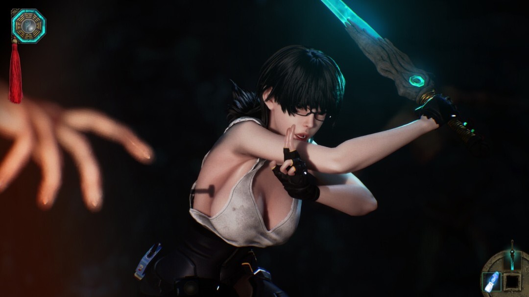 动作冒险游戏《孽债未清》放出全新实机演示大雷美女激战怪物