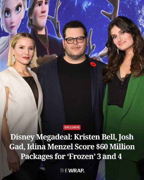 《冰雪奇缘》续集为配音演员开出的片酬创下天价，堪称动画史上之最