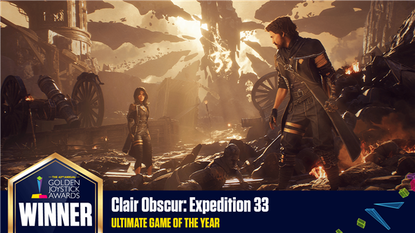 2025年金摇杆奖结果出炉！年度最佳游戏归属《光与影：33号远征队》，《GTA6》获最受期待游戏称号