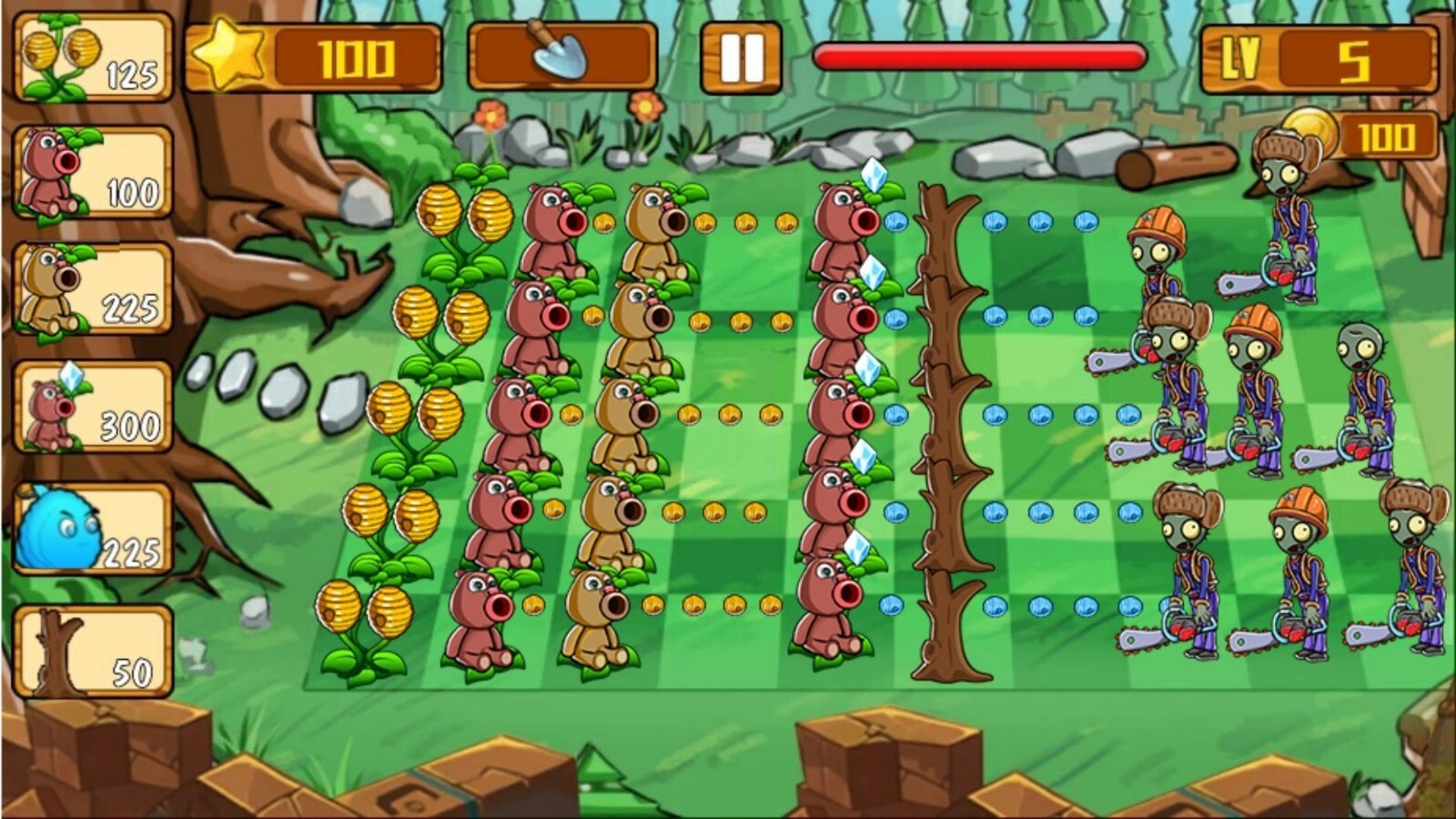 植物防御僵尸王(3)