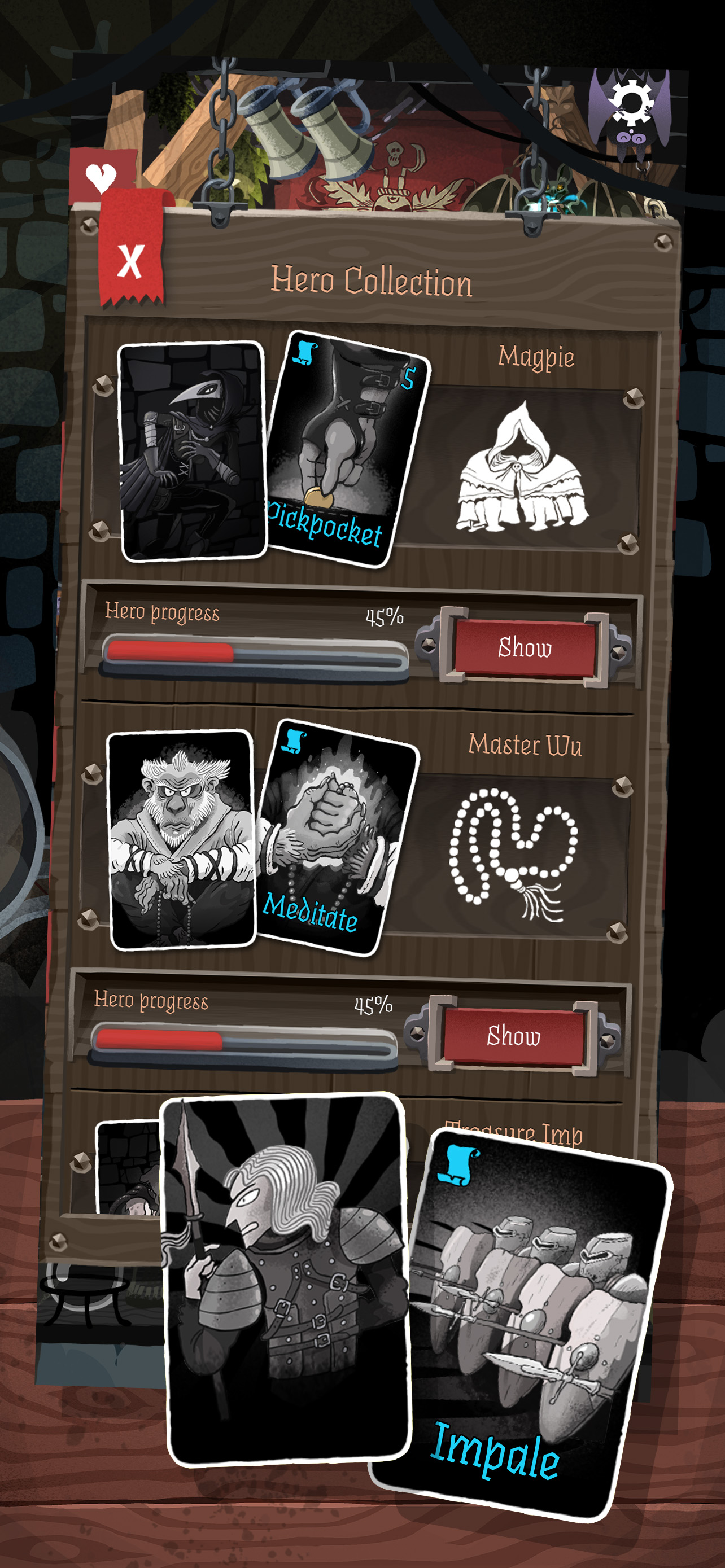 卡牌爬行者2菜单最新版图3