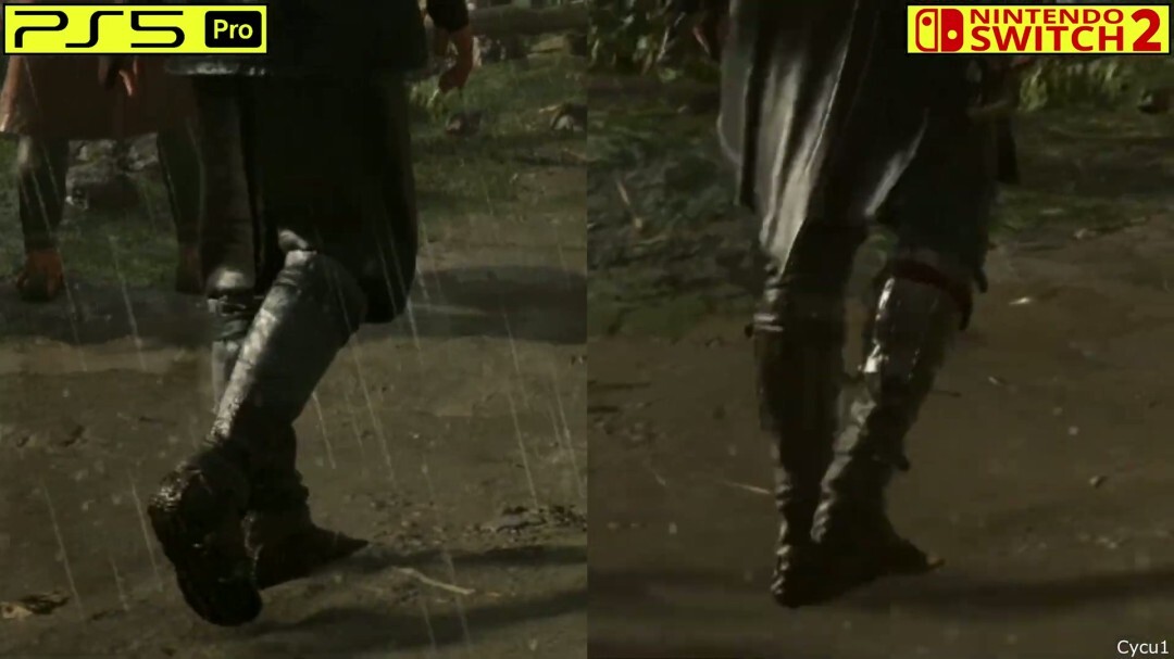 《刺客信条：影》PS5Pro与Switch2的画面表现对比