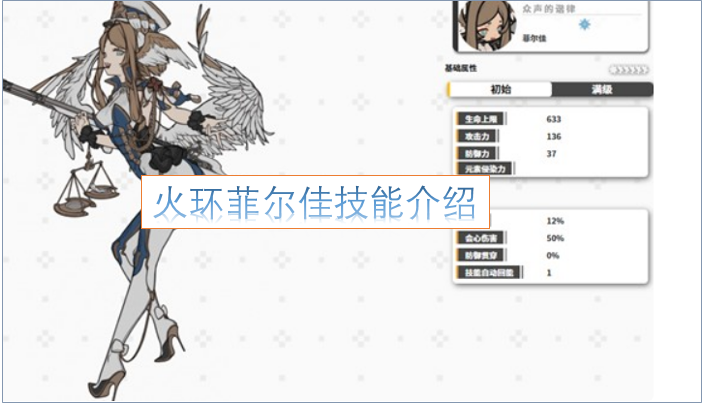 火环菲尔佳的技能说明