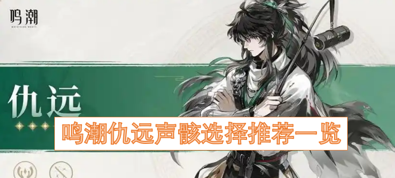 鸣潮仇远声骸选择指南大全