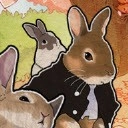 挤在一起的兔兔 