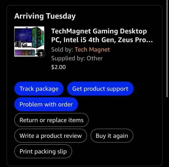 2美元买到一台PC竟成功发货！一些网友充满"担忧"